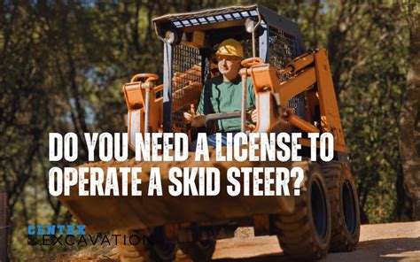 skid steer do you need licence|skid steer loader licence.